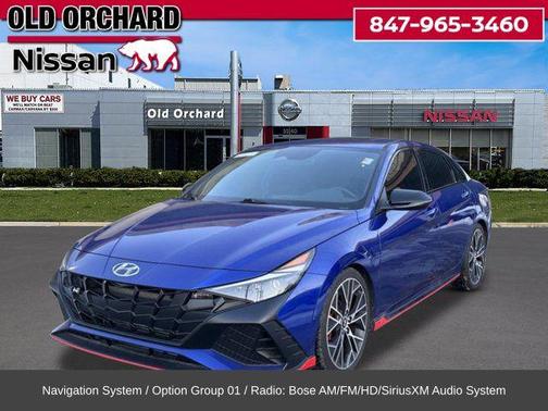 Intense Blue 2022 Hyundai ELANTRA N Base