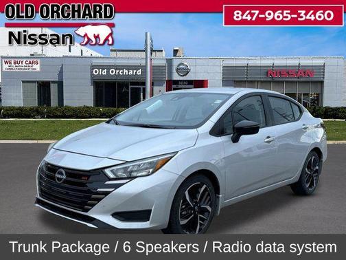 Brilliant Silver Metallic 2025 Nissan Versa 1.6 S