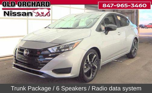 Brilliant Silver Metallic 2025 Nissan Versa 1.6 S