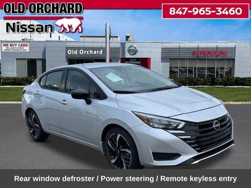 Brilliant Silver Metallic 2025 Nissan Versa 1.6 S