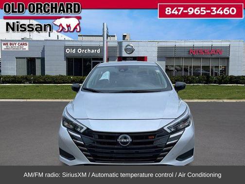 Brilliant Silver Metallic 2025 Nissan Versa 1.6 S