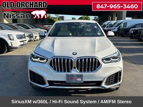 Mineral White Metallic 2021 BMW X6 xDrive40i
