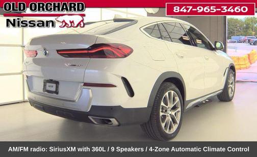 Mineral White Metallic 2021 BMW X6 xDrive40i