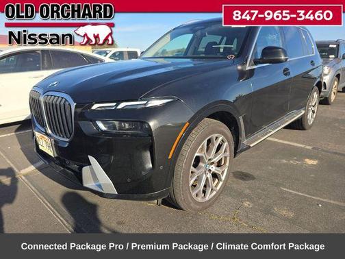 Black Sapphire Metallic 2024 BMW X7 xDrive40i