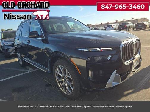 Black Sapphire Metallic 2024 BMW X7 xDrive40i
