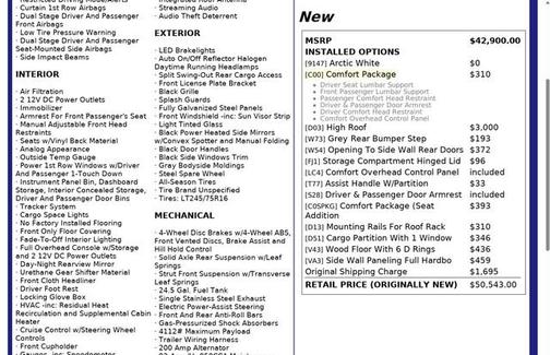 2022 Mercedes-Benz Sprinter 2500 Standard Roof
