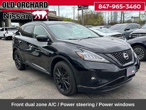 Super Black 2023 Nissan Murano SV Intelligent AWD