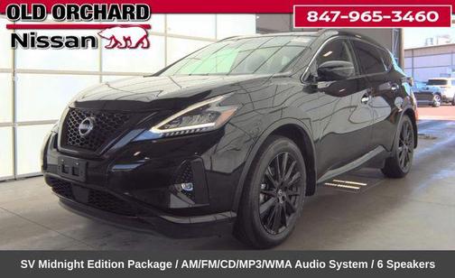 Super Black 2023 Nissan Murano SV Intelligent AWD