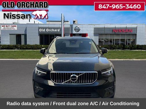 Black 2023 Volvo XC40 B5 Plus Bright Theme
