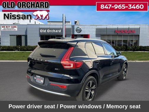 Black 2023 Volvo XC40 B5 Plus Bright Theme