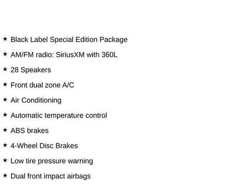 2022 Lincoln Navigator Black Label