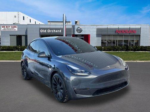 Gray 2023 Tesla Model Y Performance Dual Motor All-Wheel Drive
