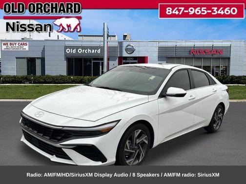 Serenity White 2025 Hyundai ELANTRA Limited