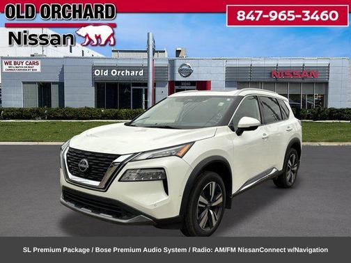 Pearl White Tricoat 2023 Nissan Rogue SL