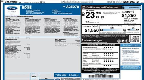 2022 Ford Edge ST Line