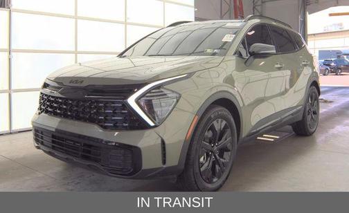 Jungle Green 2025 Kia Sportage Plug-In Hybrid X-Line
