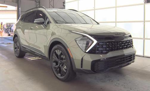 Jungle Green 2025 Kia Sportage Plug-In Hybrid X-Line