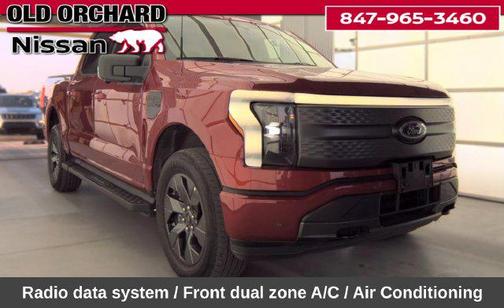 Rapid Red Metallic Tinted Clearcoat 2023 Ford F-150 Lightning XLT