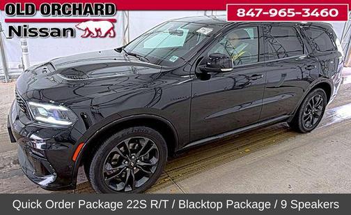 DB Black Crystal Clearcoat 2022 Dodge Durango R/T AWD