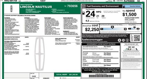 2024 Lincoln Nautilus Reserve