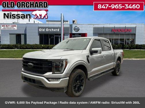 Silver 2022 Ford F-150 Lariat