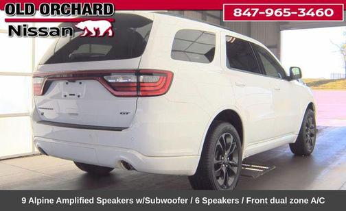 White Knuckle Clearcoat 2022 Dodge Durango GT Plus