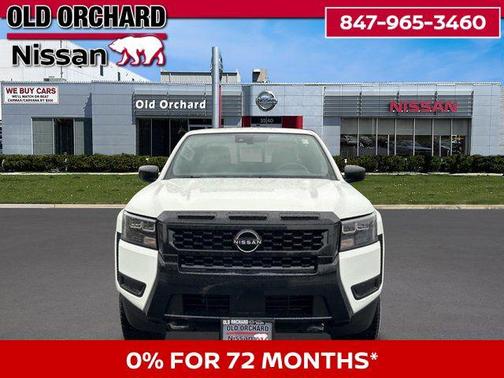 Glacier White 2026 Nissan Frontier SV