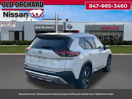 Pearl White Tricoat 2023 Nissan Rogue Platinum