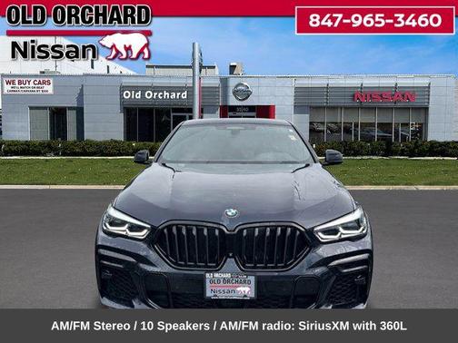 Black 2022 BMW X6 xDrive40i