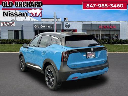 Arctic Ice Blue/Black 2027 Nissan Kicks SR