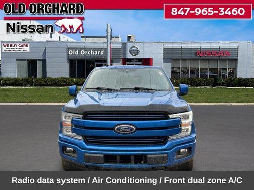 Blue 2020 Ford F-150 Lariat