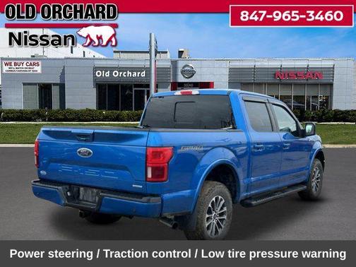 Blue 2020 Ford F-150 Lariat