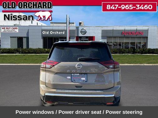 Baja Storm Metallic/Super Black 2024 Nissan Rogue Platinum
