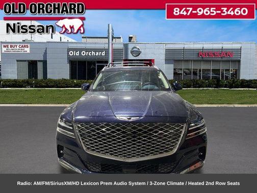 Adriatic Blue 2022 Genesis GV80 3.5T