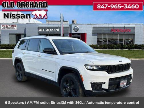 Bright White Clearcoat 2023 Jeep Grand Cherokee L Limited
