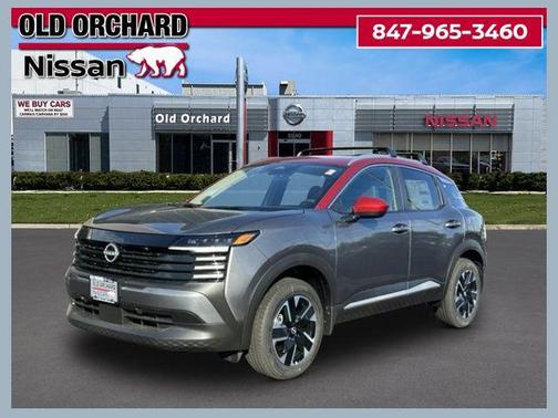 Gun Metallic/Scarlet Ember Tintcoat 2027 Nissan Kicks SV