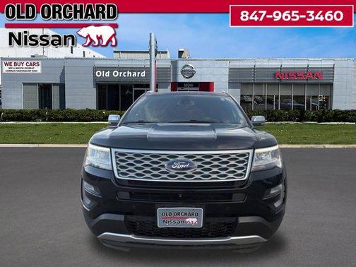 Shadow Black 2017 Ford Explorer Platinum