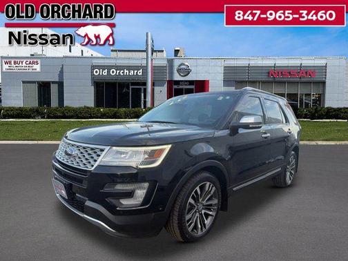 Shadow Black 2017 Ford Explorer Platinum