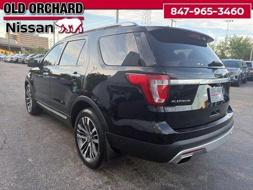 Shadow Black 2017 Ford Explorer Platinum