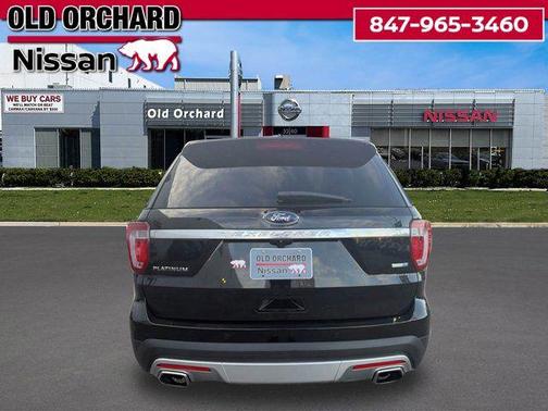 Shadow Black 2017 Ford Explorer Platinum