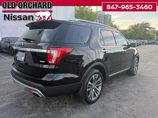 Shadow Black 2017 Ford Explorer Platinum