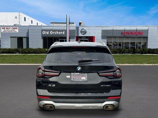 Black Sapphire Metallic 2022 BMW X3 xDrive30i