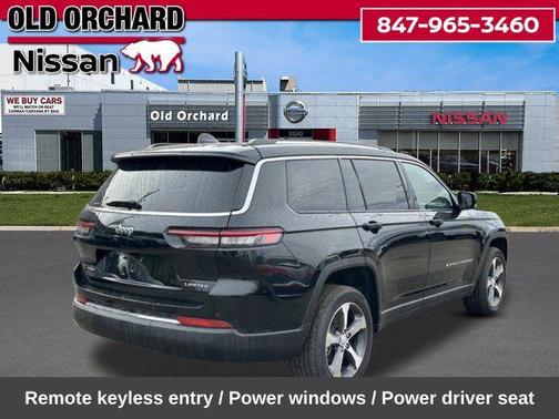 Diamond Black Crystal Pearlcoat 2023 Jeep Grand Cherokee L Limited