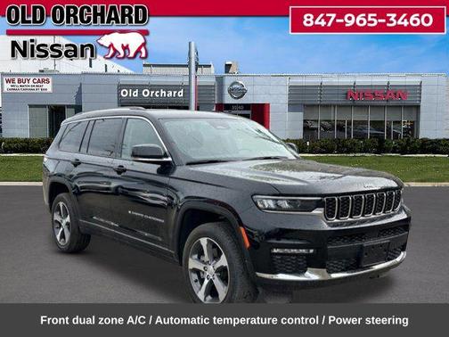 Diamond Black Crystal Pearlcoat 2023 Jeep Grand Cherokee L Limited