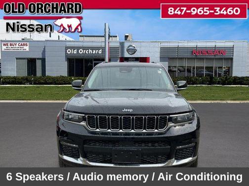 Diamond Black Crystal Pearlcoat 2023 Jeep Grand Cherokee L Limited