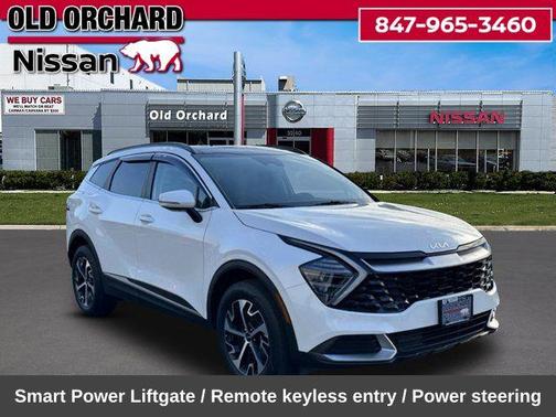 Snow White Pearl 2024 Kia Sportage Hybrid EX