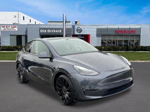 Gray 2022 Tesla Model Y Performance Dual Motor All-Wheel Drive