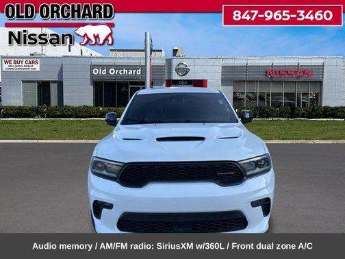 White Knuckle Clearcoat 2022 Dodge Durango R/T Plus AWD
