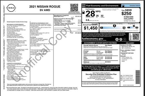 2021 Nissan Rogue SV
