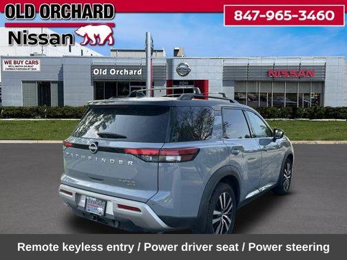Solid Gray/Super Black 2023 Nissan Pathfinder Platinum 4WD